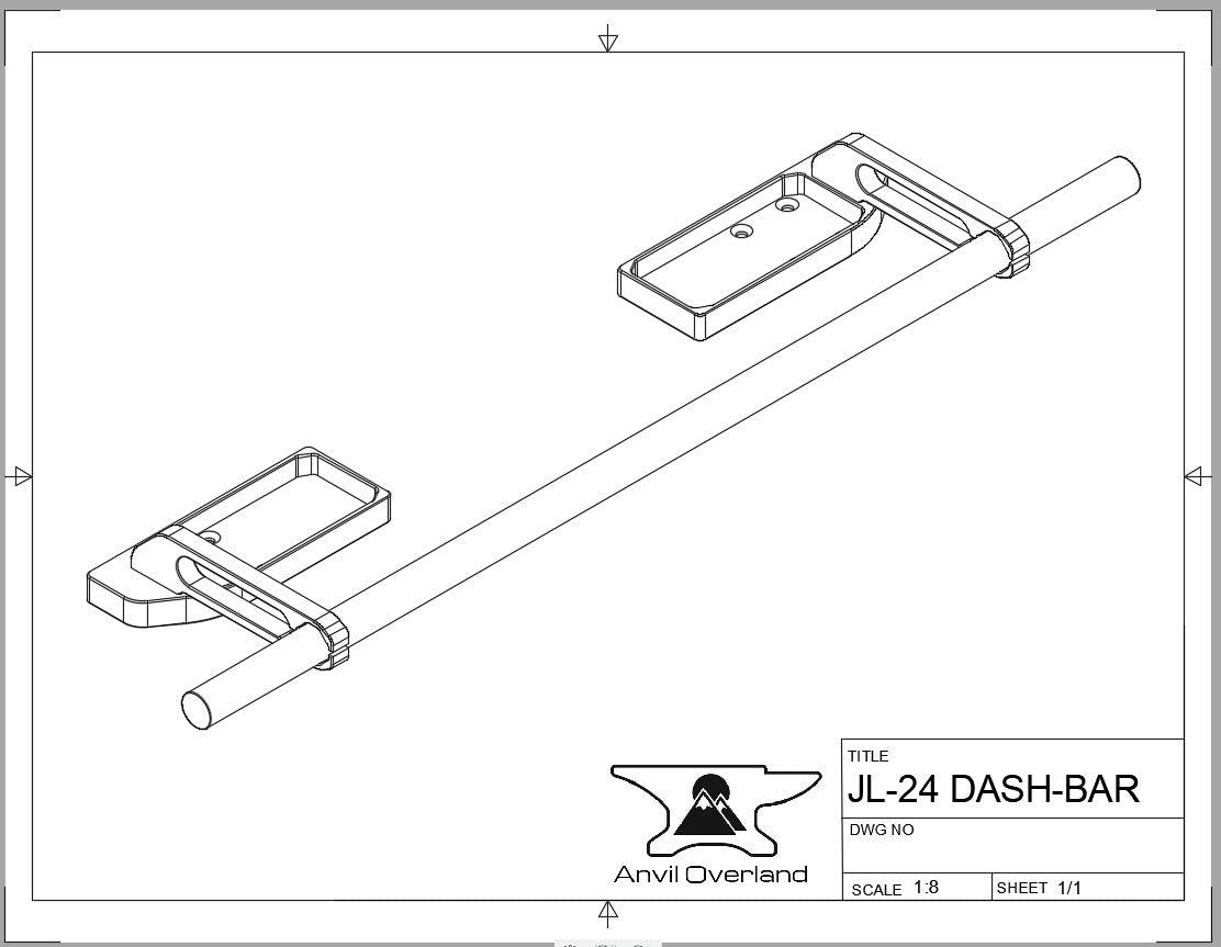 JL/JT 2024+ Premium Dash-Bar