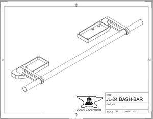 JL/JT 2024+ Dash-Bar (Non 4XE)